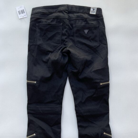 Guess Women’s Jegging Fit Black Skinny Jeans Zipper Legs Size 26 - Picture 14 of 16